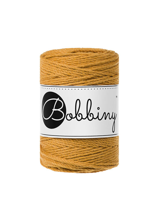 Makramē virve 3PLY - Mustard